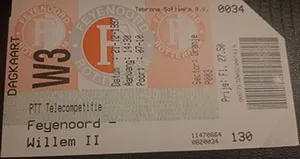 Toegangskaart Feyenoord – Willem II