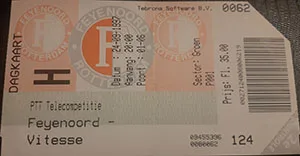 Toegangskaart Feyenoord – Vitesse