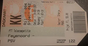 Toegangskaart Feyenoord – PSV