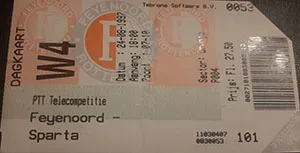 Toegangskaart Feyenoord – Sparta Rotterdam