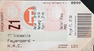 Toegangskaart Feyenoord – NAC Breda