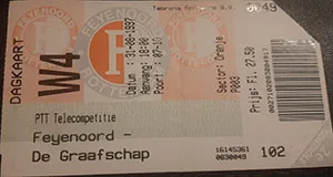 Toegangskaart Feyenoord – De Graafschap