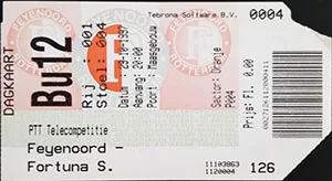 Toegangskaart Feyenoord – Fortuna Sittard