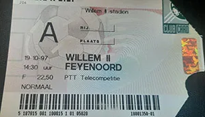Toegangskaart Willem II – Feyenoord