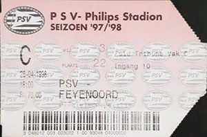 Toegangskaart PSV – Feyenoord