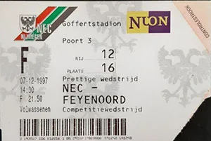 Toegangskaart SC NEC – Feyenoord