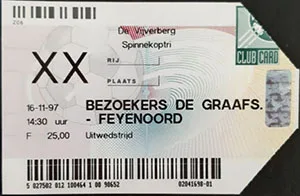 Toegangskaart De Graafschap – Feyenoord