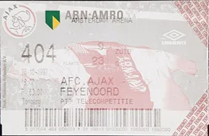 Toegangskaart AFC Ajax – Feyenoord