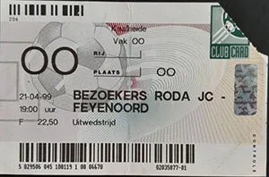 Toegangskaart Roda JC – Feyenoord