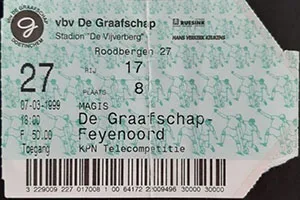 Toegangskaart De Graafschap – Feyenoord