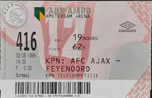 Toegangskaart AFC Ajax – Feyenoord