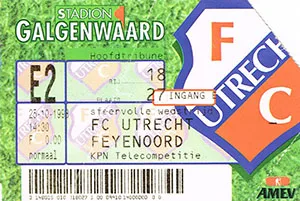 Toegangskaart FC Utrecht – Feyenoord