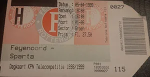 Toegangskaart Feyenoord – Sparta Rotterdam
