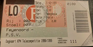 Toegangskaart Feyenoord – PSV