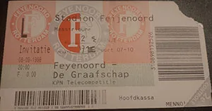Toegangskaart Feyenoord – De Graafschap