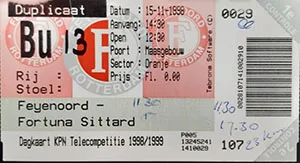 Toegangskaart Feyenoord – Fortuna Sittard