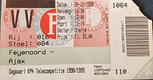 Toegangskaart Feyenoord – AFC Ajax