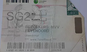 Toegangskaart MVV – Feyenoord