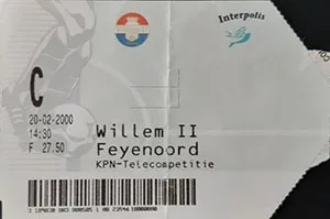 Toegangskaart Willem II – Feyenoord