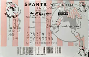Toegangskaart Sparta Rotterdam – Feyenoord