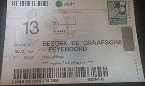 Toegangskaart De Graafschap – Feyenoord