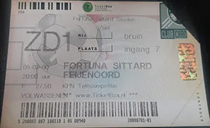 Toegangskaart Fortuna Sittard – Feyenoord