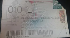 Toegangskaart sc Heerenveen – Feyenoord