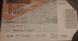 Toegangskaart Feyenoord – sc Heerenveen