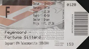 Toegangskaart Feyenoord – Fortuna Sittard