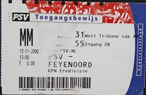 Toegangskaart PSV – Feyenoord