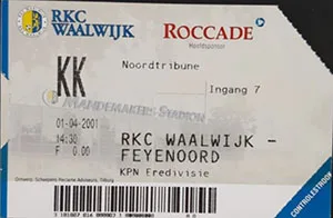 Toegangskaart RKC Waalwijk – Feyenoord