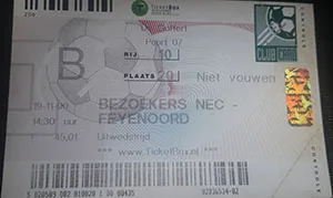 Toegangskaart SC NEC – Feyenoord