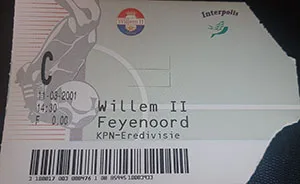 Toegangskaart Willem II – Feyenoord