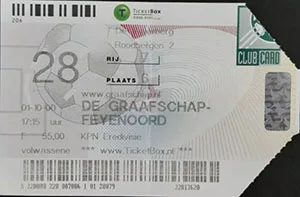 Toegangskaart De Graafschap – Feyenoord