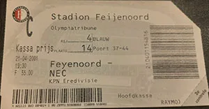Toegangskaart Feyenoord – SC NEC