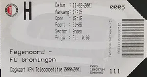 Toegangskaart Feyenoord – FC Groningen