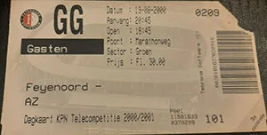 Toegangskaart Feyenoord – AZ