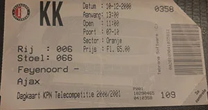 Toegangskaart Feyenoord – AFC Ajax