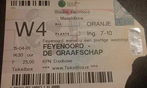 Toegangskaart Feyenoord – De Graafschap