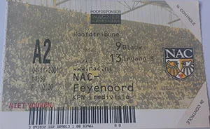 Toegangskaart NAC Breda – Feyenoord