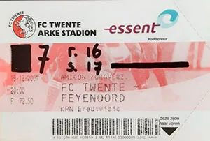 Toegangskaart FC Twente – Feyenoord
