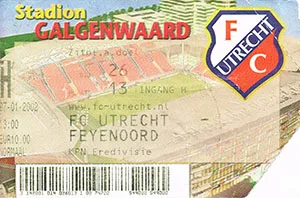 Toegangskaart FC Utrecht – Feyenoord