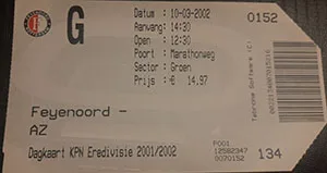 Toegangskaart Feyenoord – AZ