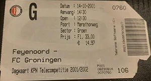 Toegangskaart Feyenoord – FC Groningen