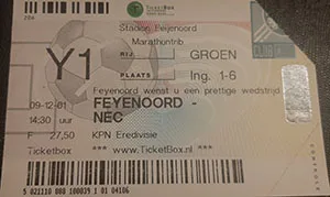 Toegangskaart Feyenoord – SC NEC
