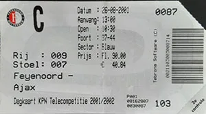 Toegangskaart Feyenoord – AFC Ajax