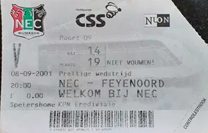 Toegangskaart SC NEC – Feyenoord