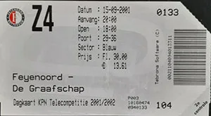 Toegangskaart Feyenoord – De Graafschap