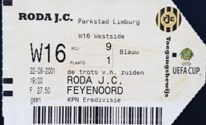 Toegangskaart Roda JC – Feyenoord