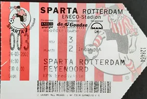 Toegangskaart Sparta Rotterdam – Feyenoord